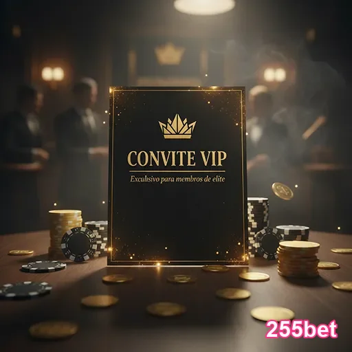 Imagem promocional do 255bet, destaque para o programa VIP exclusivo do site de apostas 255bet.